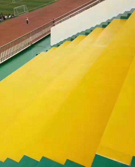 项城球场台阶翻新修补改造